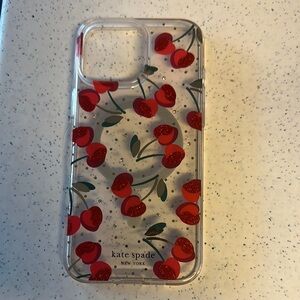 Kate Spade Red Cherry iPhone 16 pro max case